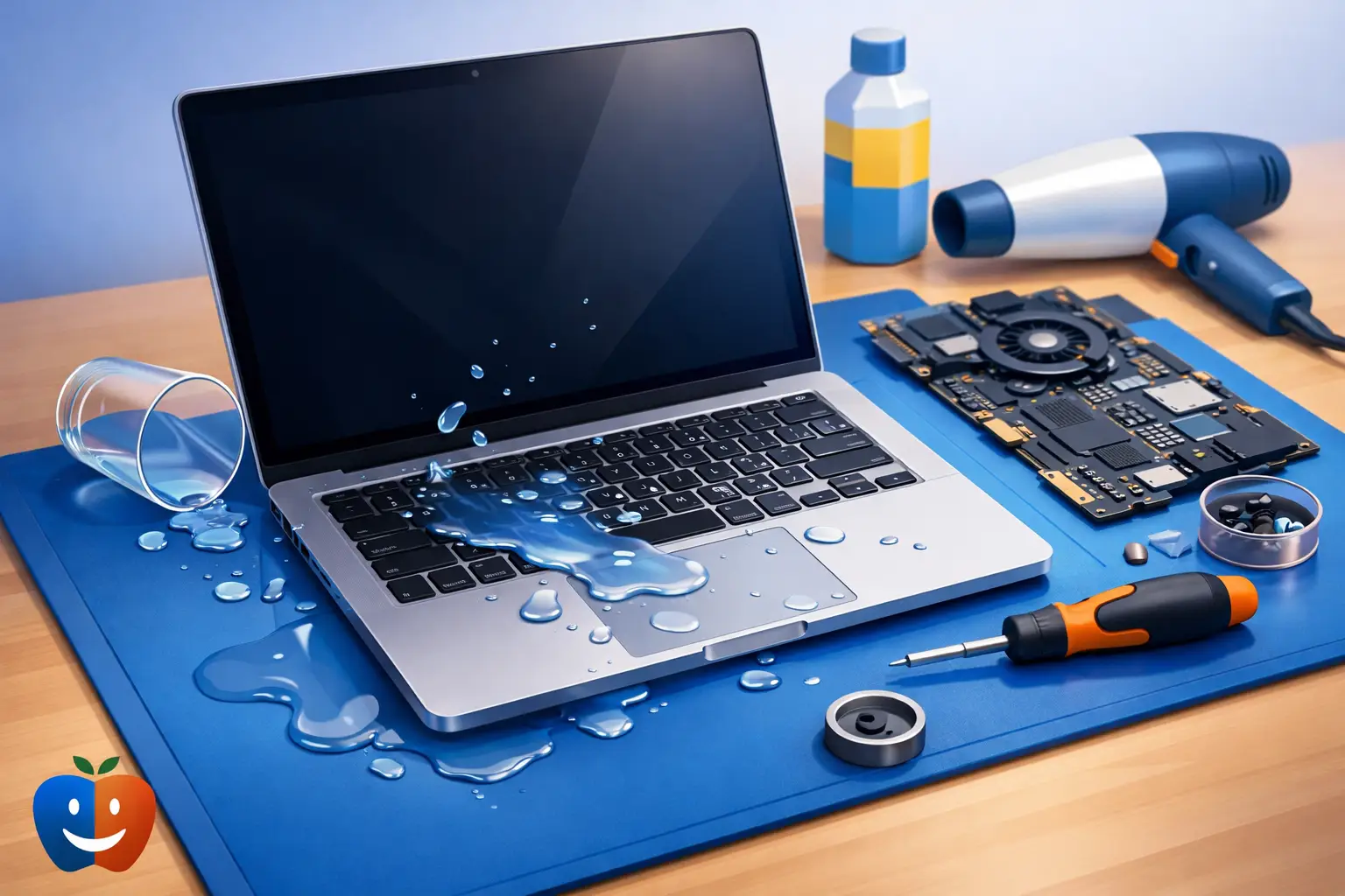 MacBook Liquid Damage Repair: What Works